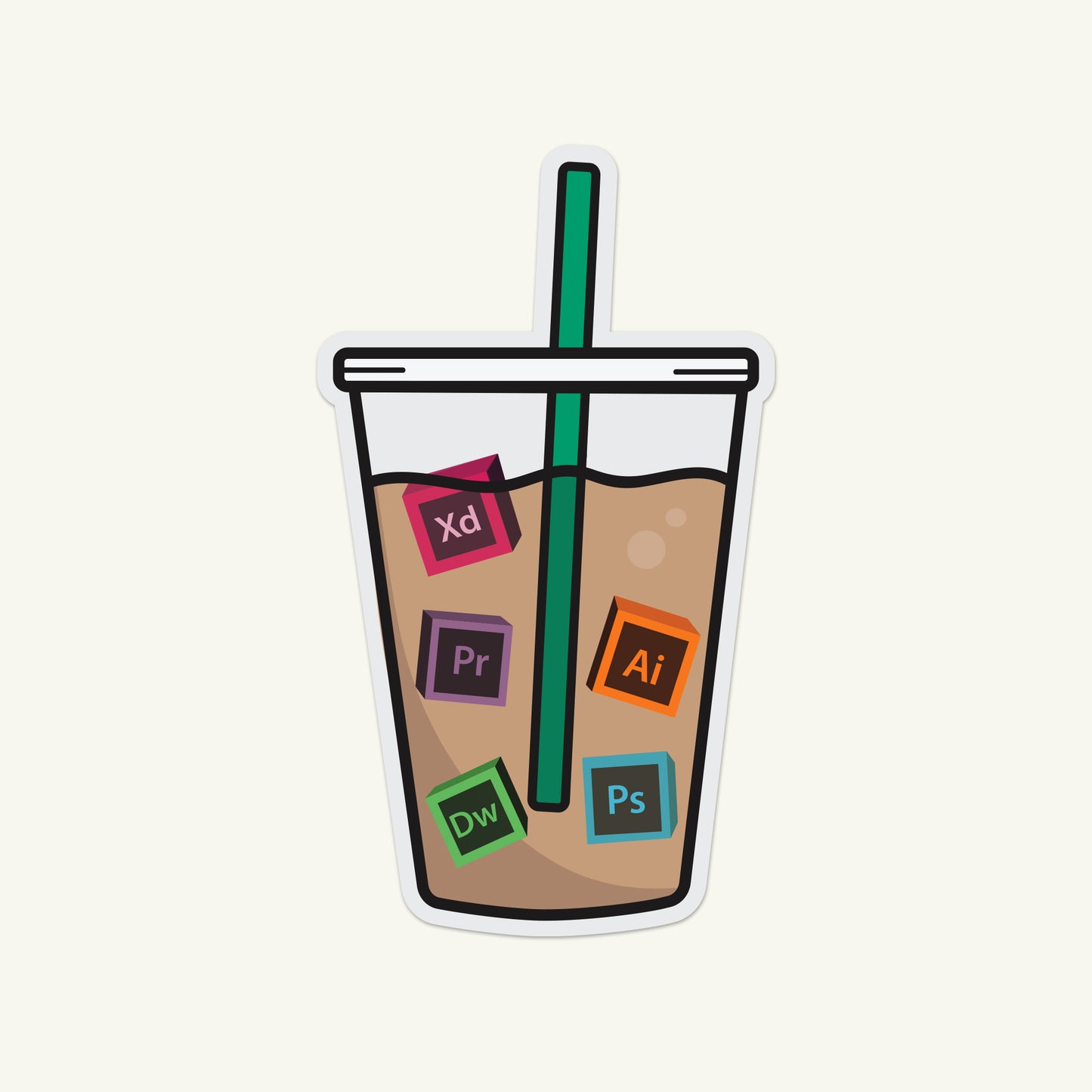 Adobe Latte | Sticker