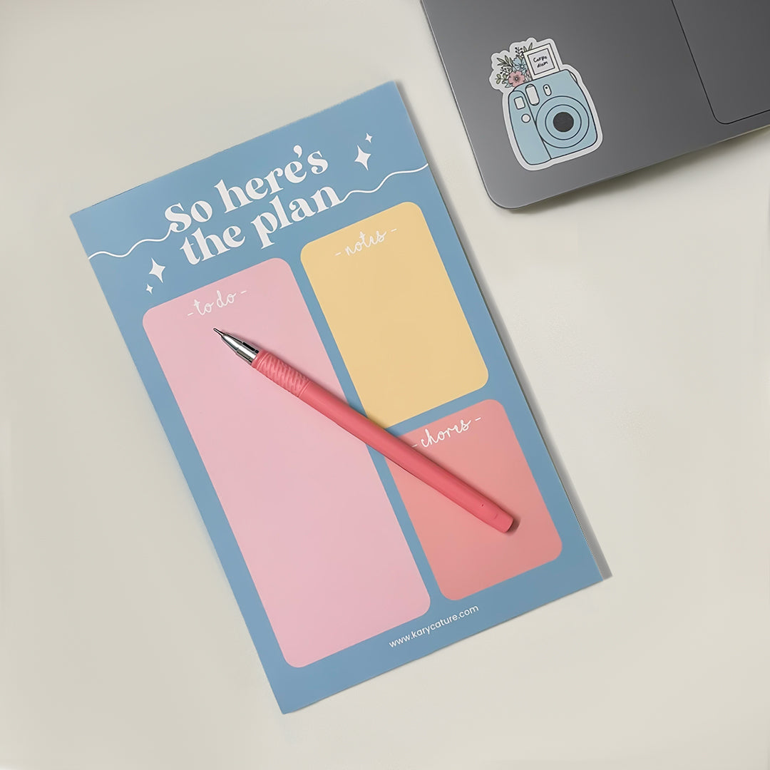 Here's the Plan | A5 Notepad