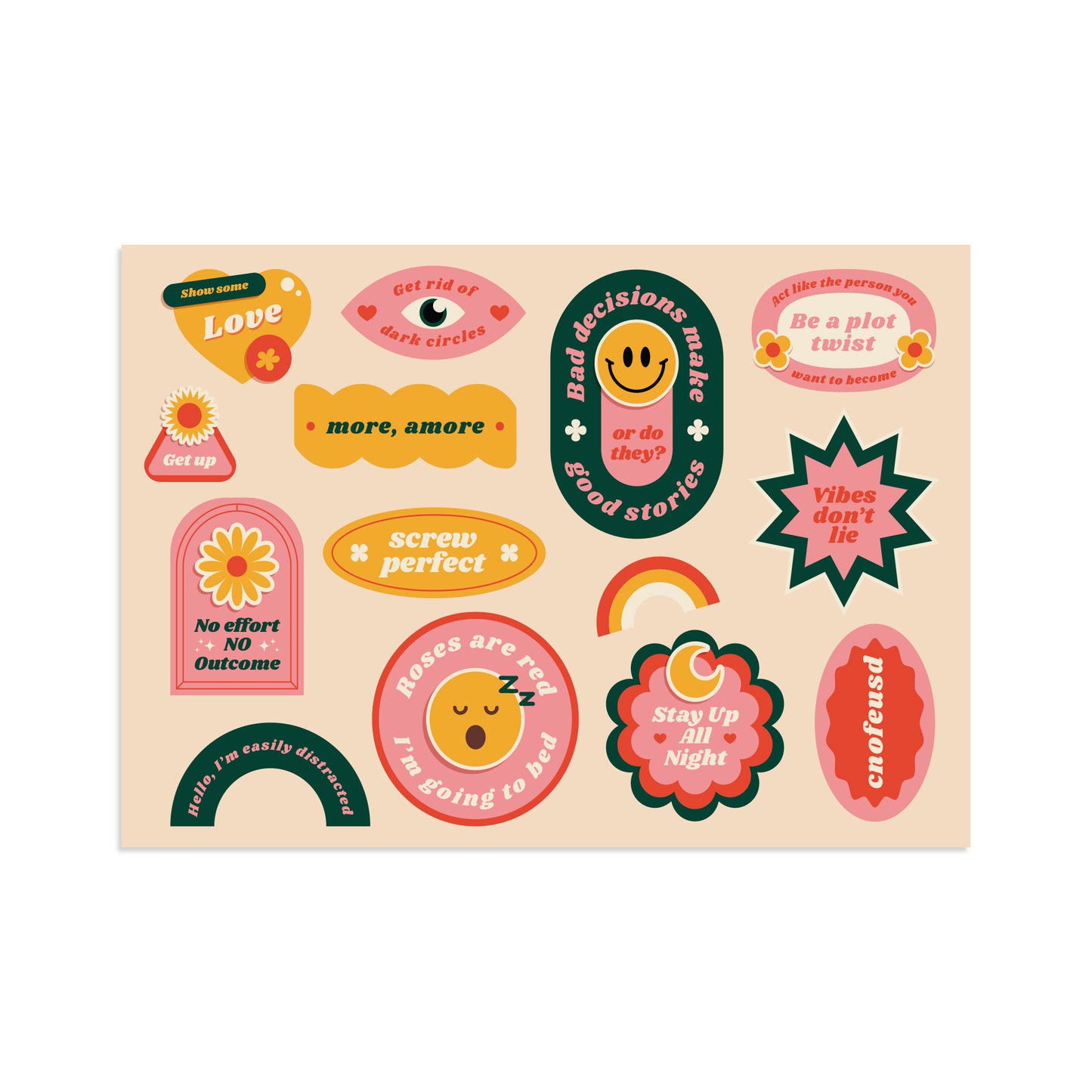 Retro | Sticker Sheet