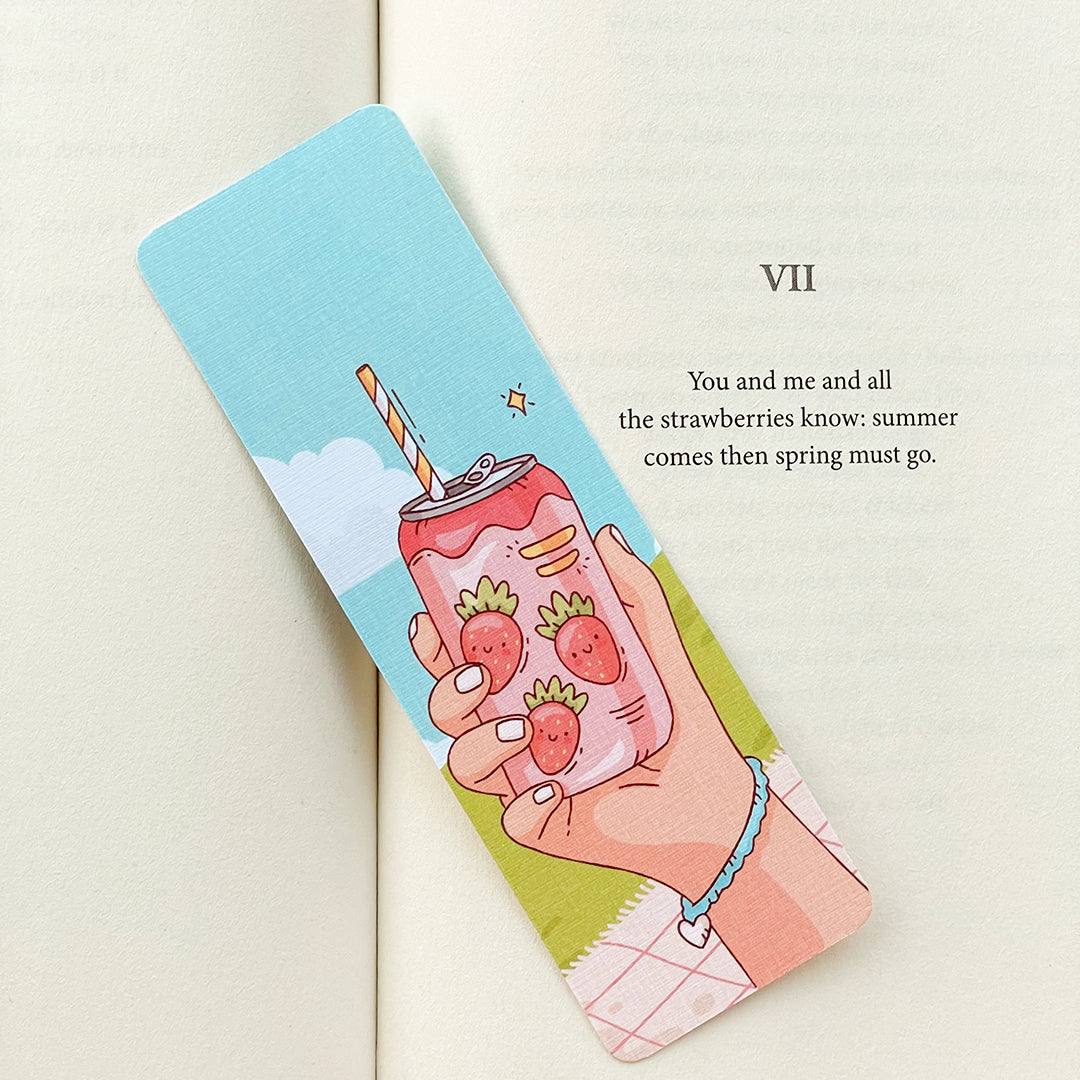 Set of 2 | Linen Textured Bookmarks