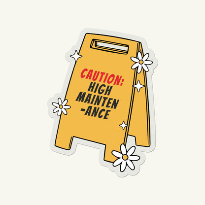Caution| Sticker